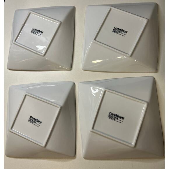 EUC Crate & Barrel Appetizer Plates - Set of 4 - Picture 5 of 8